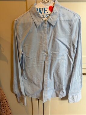 Forever 21 Light Blue women’s Long Sleeve Button-Up Shirt